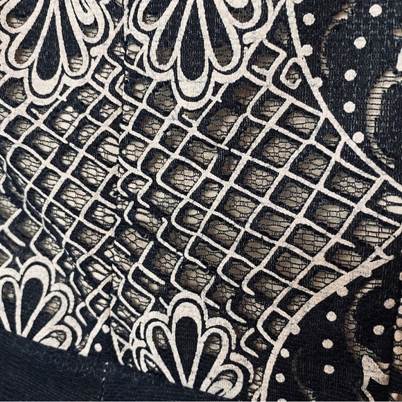 DEBBIE & DABBIE By Angel Biba Romper Size 6 (XS/S)  Black Lace - Picture 11 of 13